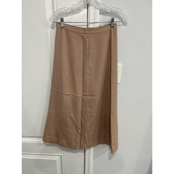 Vintage Selby Bonfields Birmingham Suit Set Tan Blazer Skirt Virgin Wool - Picture 7 of 13